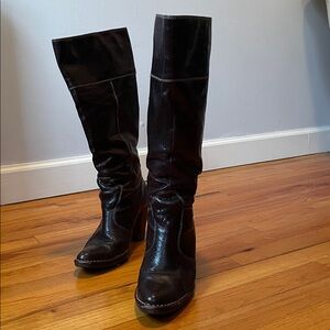 FRYE Catherine 14 pull on heeled boots